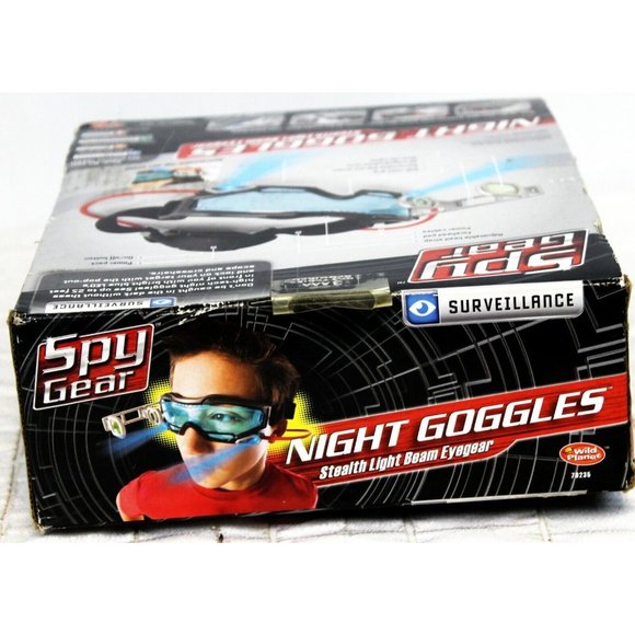 Spy Gear Night Goggles Stealth Light Beam Eyegear Kids Toy Surveillance - Picture 4 of 12